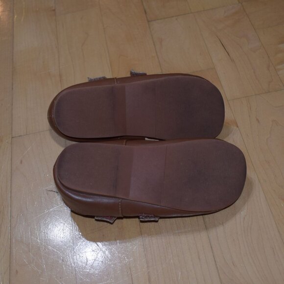 Ginfive Girls' Sz 10 Brown MaryJane Dress Shoes - Picture 3 of 4